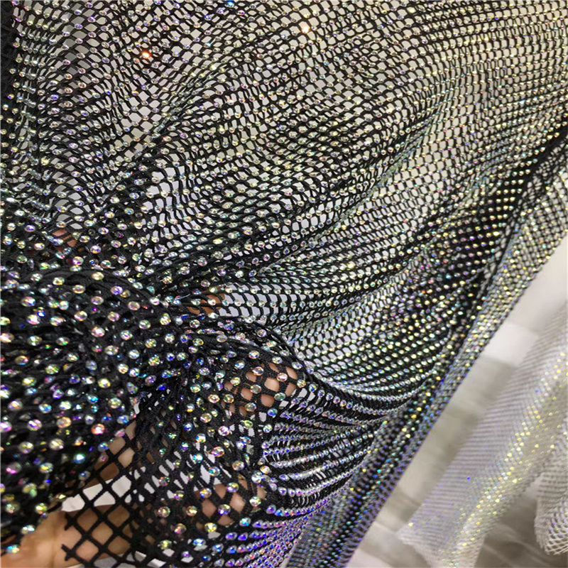 Glitter Mesh lace nga mga panapton