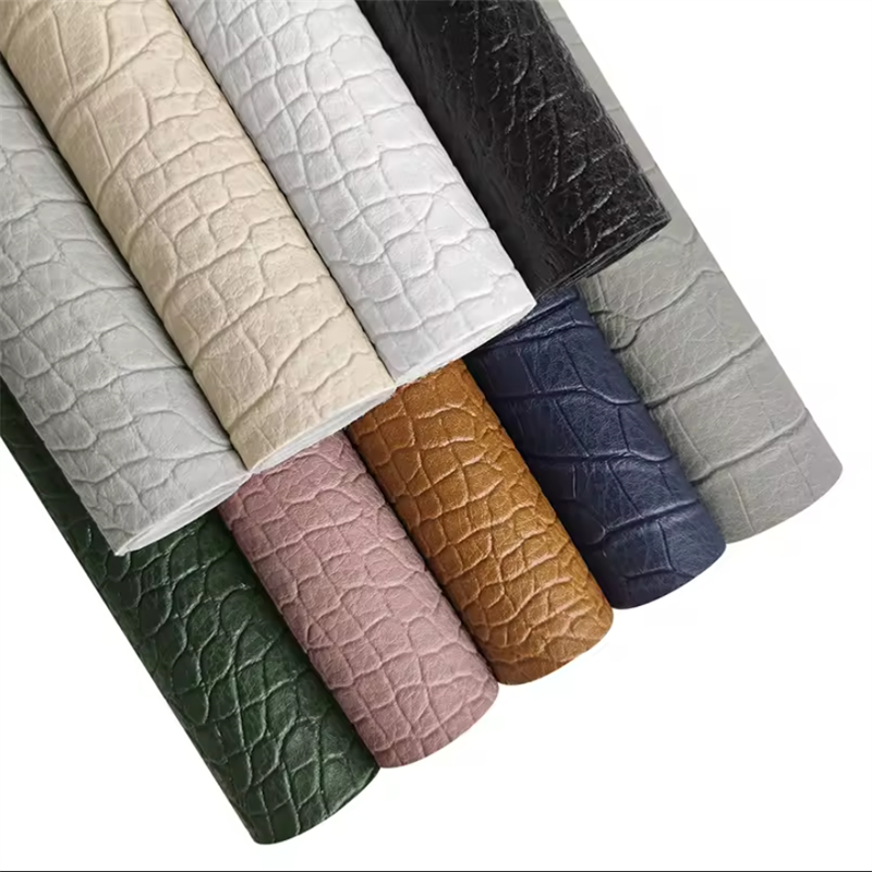 Embossed crocodile texture roba PU fata