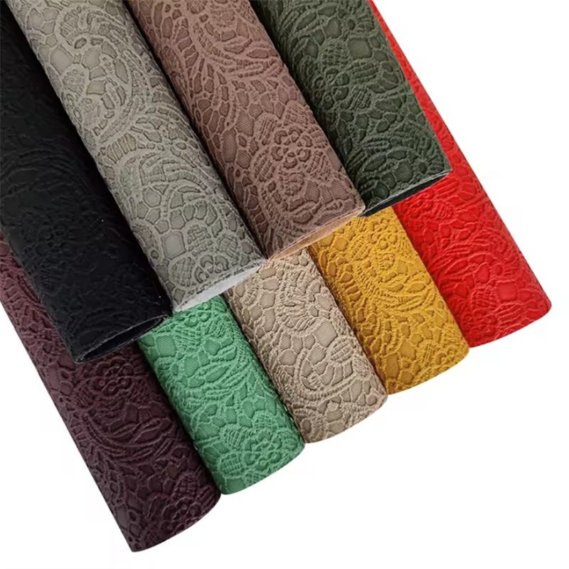 Mesh Pu Leather Fabric