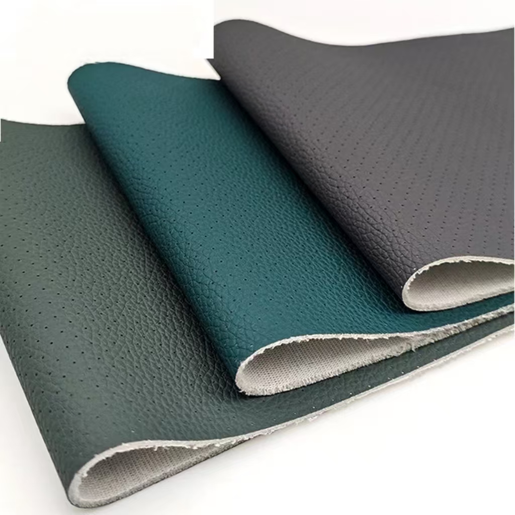 Semi-perforated artificial leather