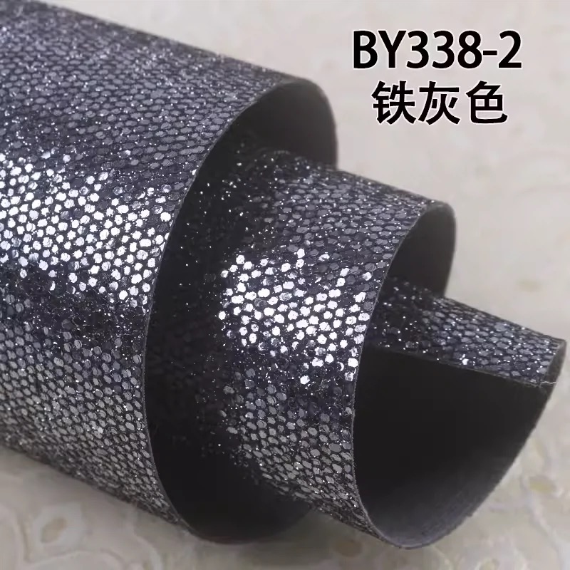 High Quality Glitter Leather