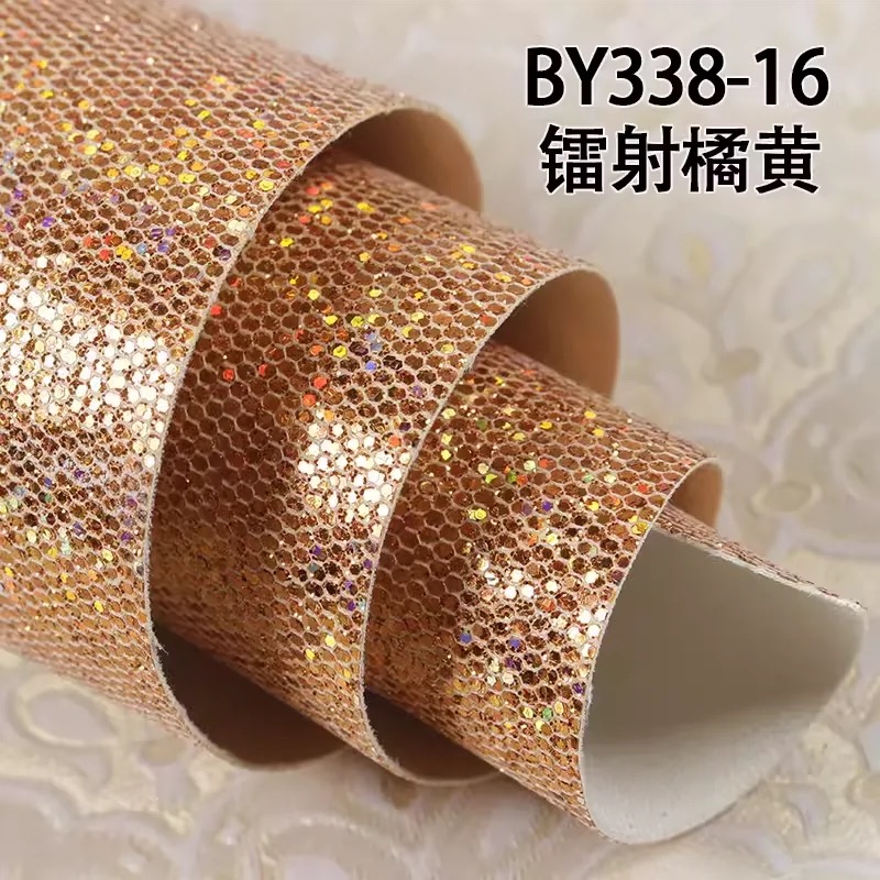 Glitter Leather For High Heels Shoes