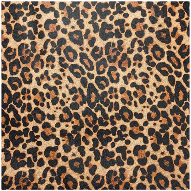 leopard print Faux Leather